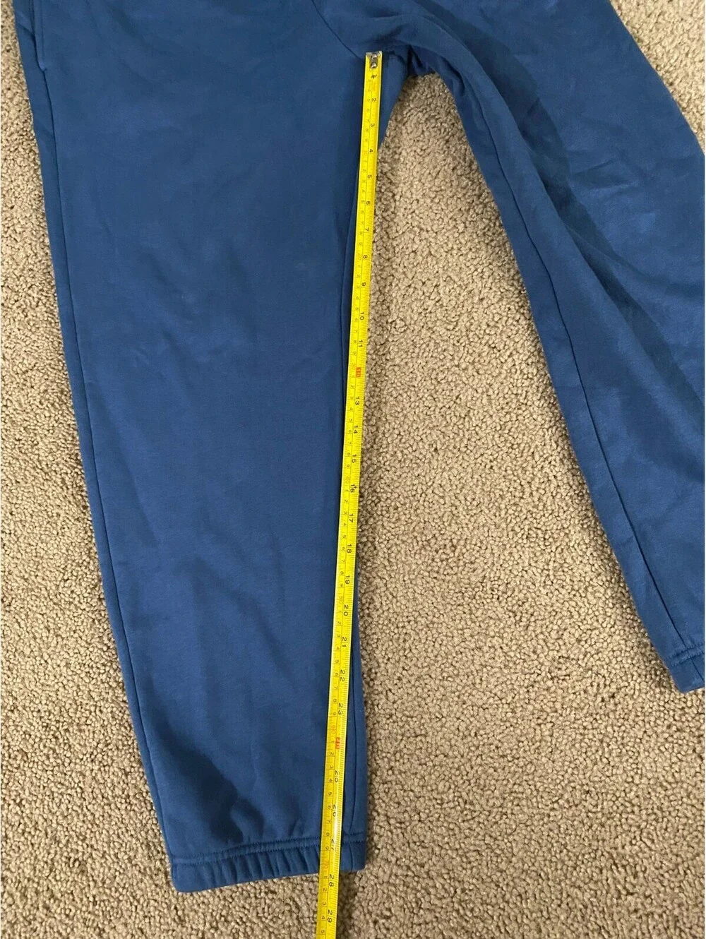 Gap x Disney Joggers Pants Unisex Adults L Blue Cotton Mickey Mouse Athleisure